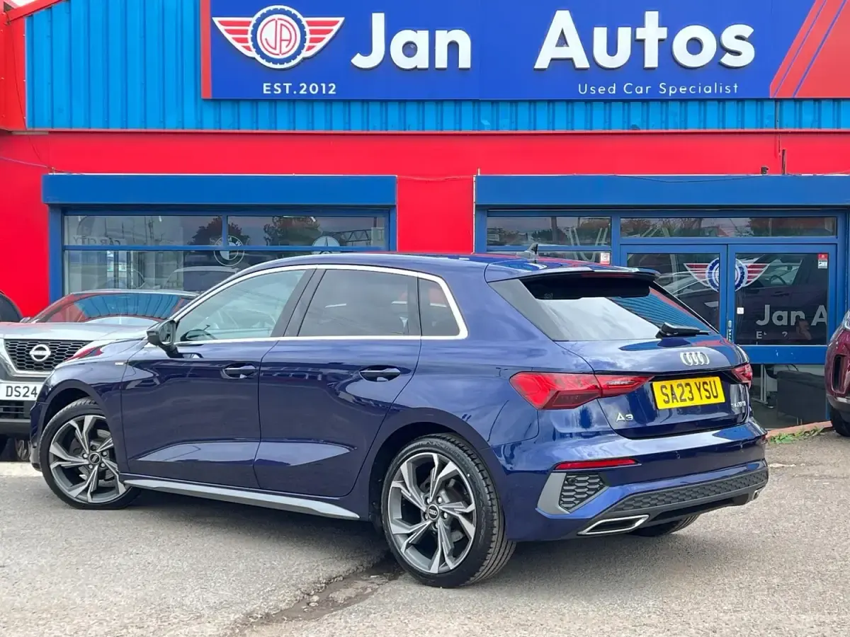 Used Audi A3 S-Line 2023 Blue Sedan