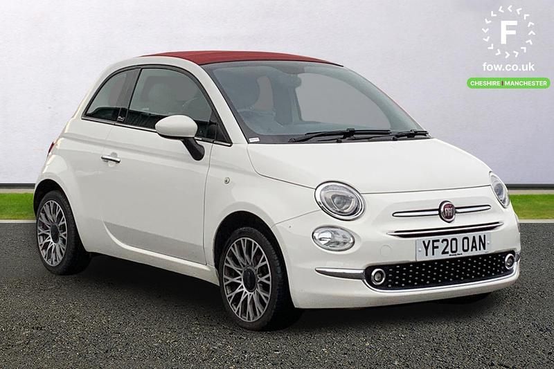 White Used 2020 Fiat 500 Star Cabriolet | £9,599 (Expensive) - Image 1/3