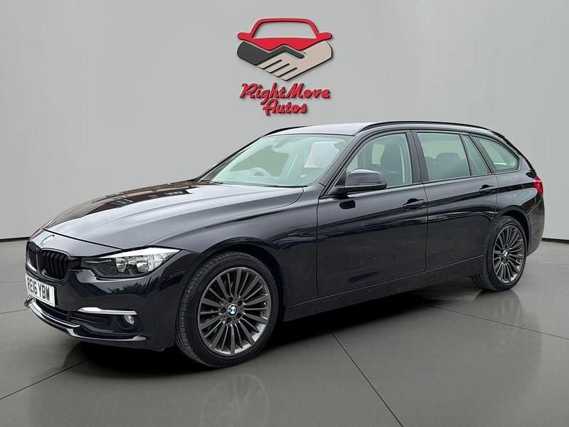 Black Used 2016 BMW 320 Luxury Line Estate | £7,995 (Good price) - Image 1/4