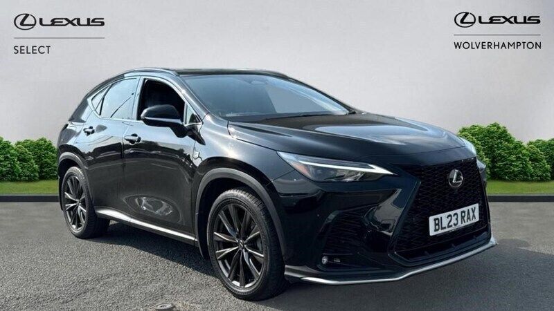 Black Used 2023 Lexus NX450h+ Sport Line SUV | £48,699 (Fair price) - Image 1/4