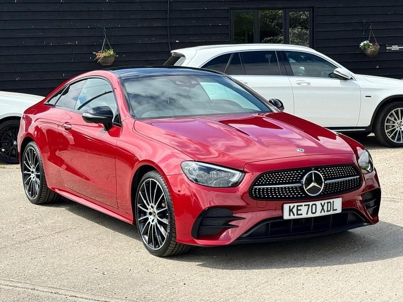 Red Used 2020 Mercedes E300 AMG line Coupe | £33,495 - Image 1/4