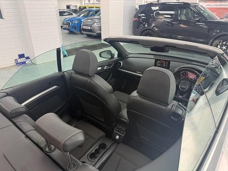 Used Audi A3 Cabriolet S-Line 150 HP (110 kW) 2018 Silver Cabriolet
