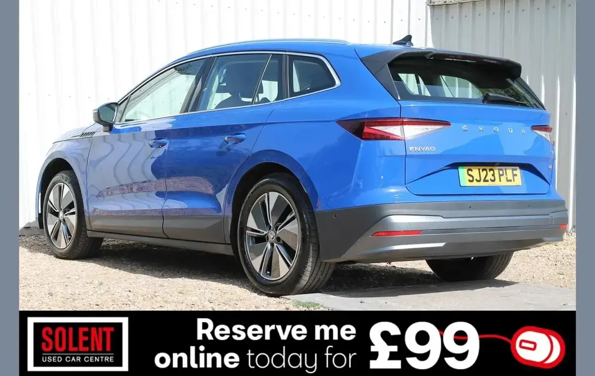 Used Skoda Enyaq iV ecoSuite 150 kW (204 HP) 2023 Blue SUV