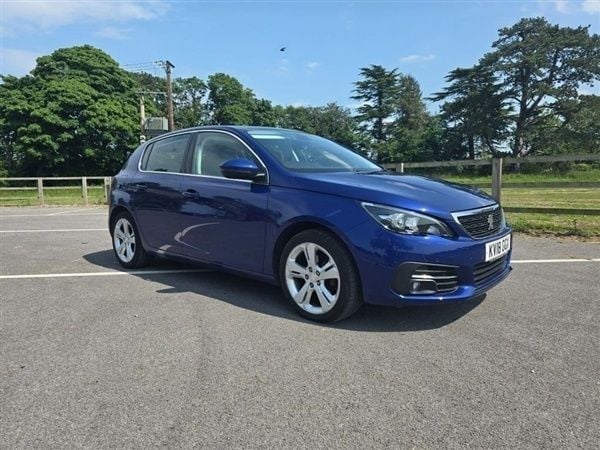 Blue Used 2018 Peugeot 308 Allure Hatchback | £7,495 (Fair price) - Image 1/1