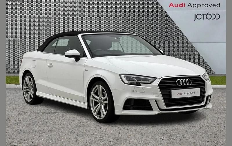 Used Audi A3 Cabriolet S-Line 147 HP (108 kW) 2020 White Cabriolet
