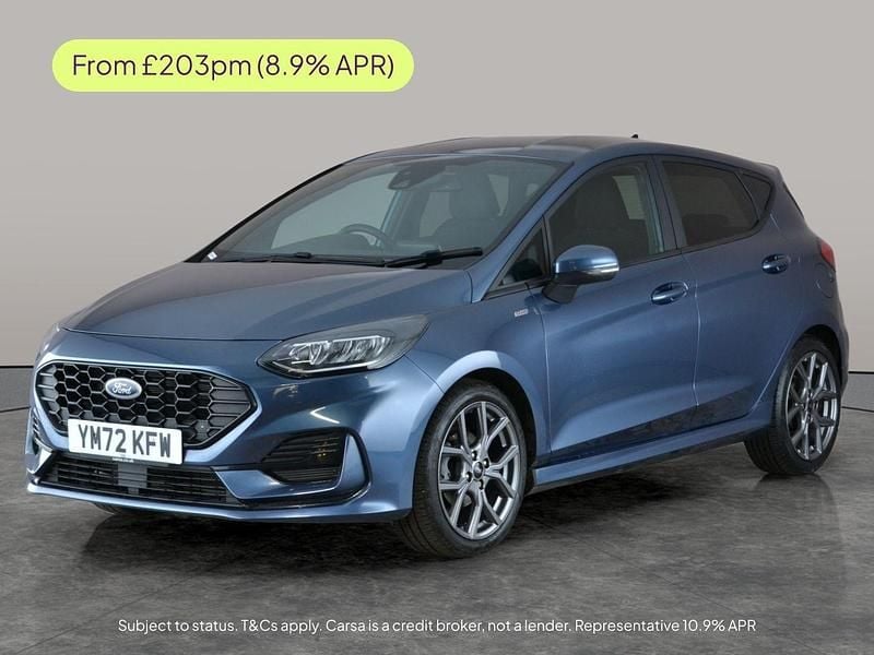 Blue Used 2023 Ford Fiesta ST-Line Hatchback | £11,233 (Good price) - Image 1/2