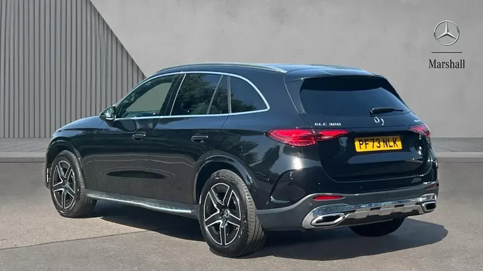Used Mercedes GLC300 AMG line 258 HP (189 kW) 2023 Obsidian black metallic SUV
