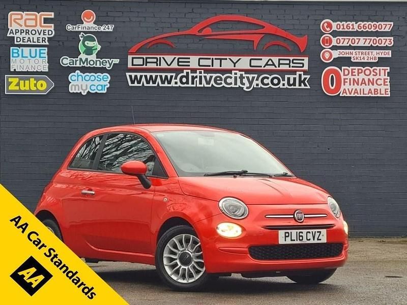 Pink Used 2016 Fiat 500 Pop Star Hatchback | £5,595 (Fair price) - Image 1/4