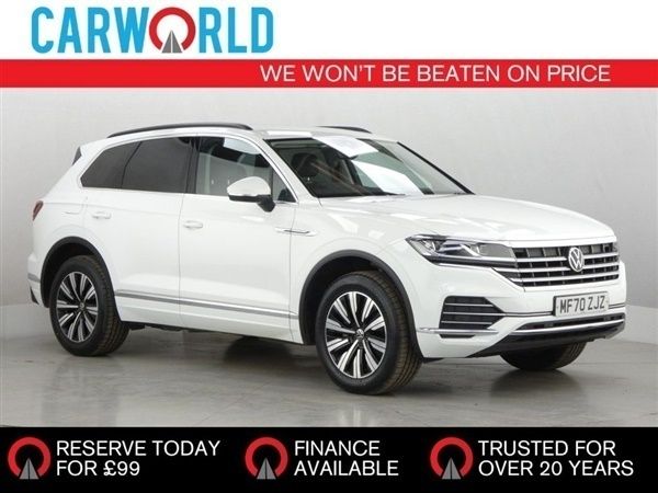 White Used 2020 VW Touareg SEL SUV | £30,840 (A bit pricey) - Image 1/1