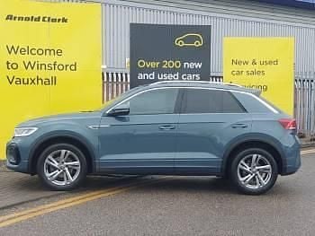 Used VW T-Roc R-line 150 HP (110 kW) 2023 Blue SUV