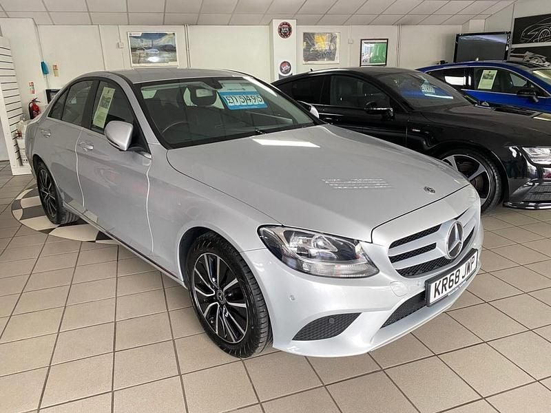 Silver Used 2018 Mercedes C200 SE Sedan | £15,495 (Good price) - Image 1/4