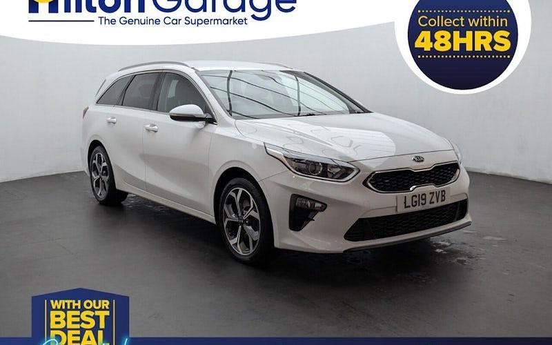 Used Kia Ceed Sportswagon 116 HP (85 kW) 2019 White Estate