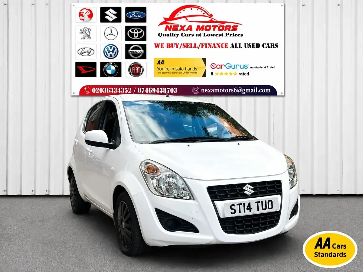 Used Suzuki Splash 68 HP (50 kW) 2014 White Hatchback