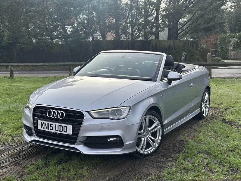 Used Audi A3 Cabriolet S-Line 2015 Silver Cabriolet