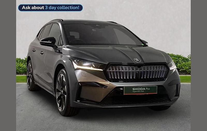 Grey Used 2023 Skoda Enyaq iV SportLine SUV | £26,999 (Fair price) - Image 1/4