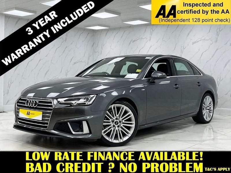 Grey Used 2019 Audi A4 S-Line Sedan | £18,000 (Good price) - Image 1/2