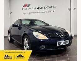 Used Mercedes SLK280 2008 Blue Cabriolet