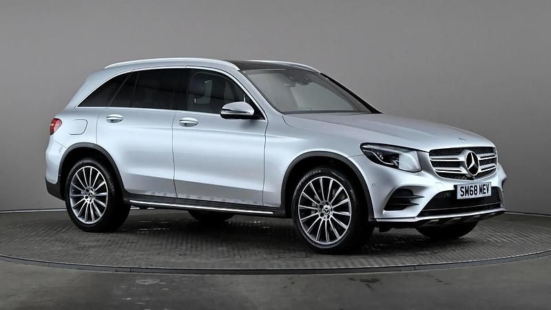 Silver Used 2018 Mercedes GLC250 AMG Line Premium SUV | £20,998 (Fair price) - Image 1/4