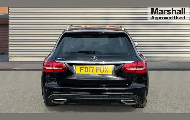 Used Mercedes C350e AMG Line Premium 293 HP (215 kW) 2017 Black Estate