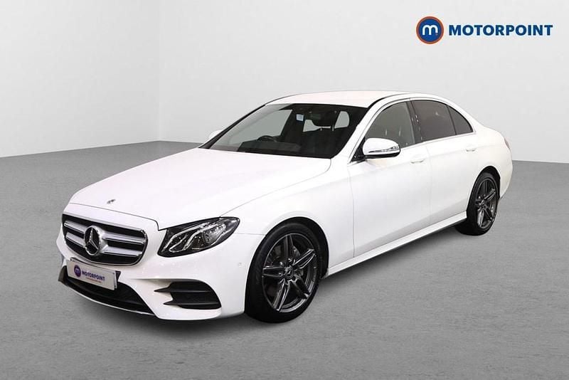 Used Mercedes E200 AMG line 184 HP (135 kW) 2018 White Sedan