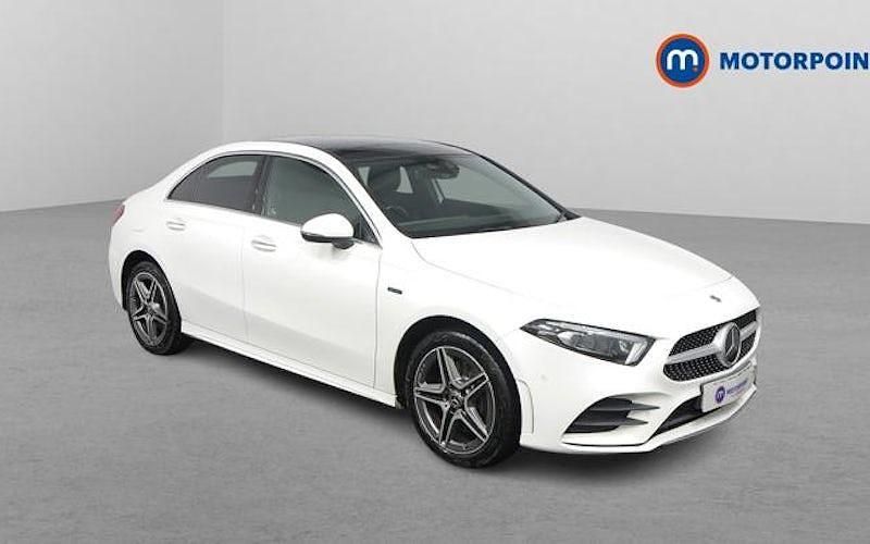 Used Mercedes A250 AMG Line Premium Plus 218 HP (160 kW) 2021 White Sedan