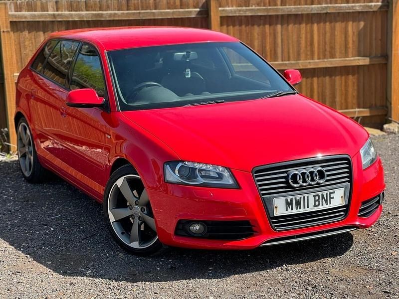 Used Audi A3 Black Edition 2011 Red Hatchback