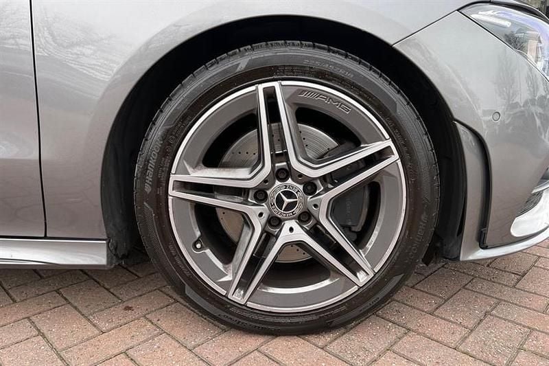 Used Mercedes CLA200 AMG Line Premium Plus 163 HP (119 kW) 2022 Mountain grey Sedan