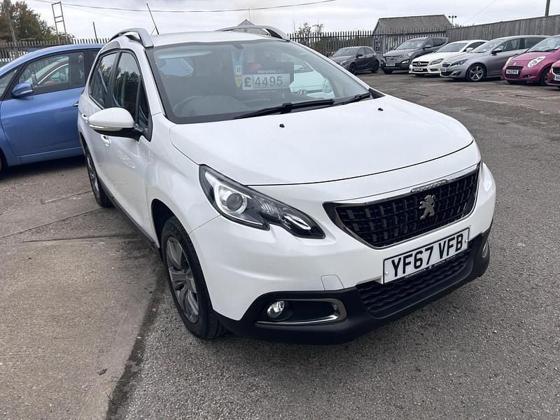 White Used 2017 Peugeot 2008 Active SUV | £4,495 (Good price) - Image 1/4