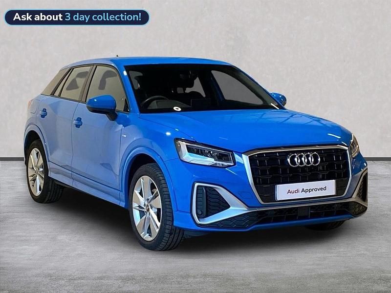 Blue Used 2022 Audi Q2 S-Line SUV | £23,335 (Fair price) - Image 1/4