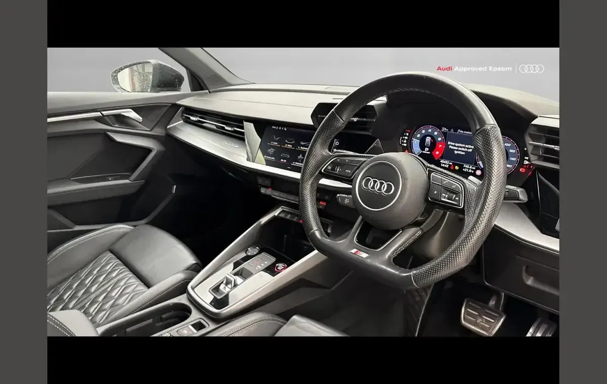 Used Audi S3 Sportback Black Edition 306 HP (225 kW) 2024 White Hatchback