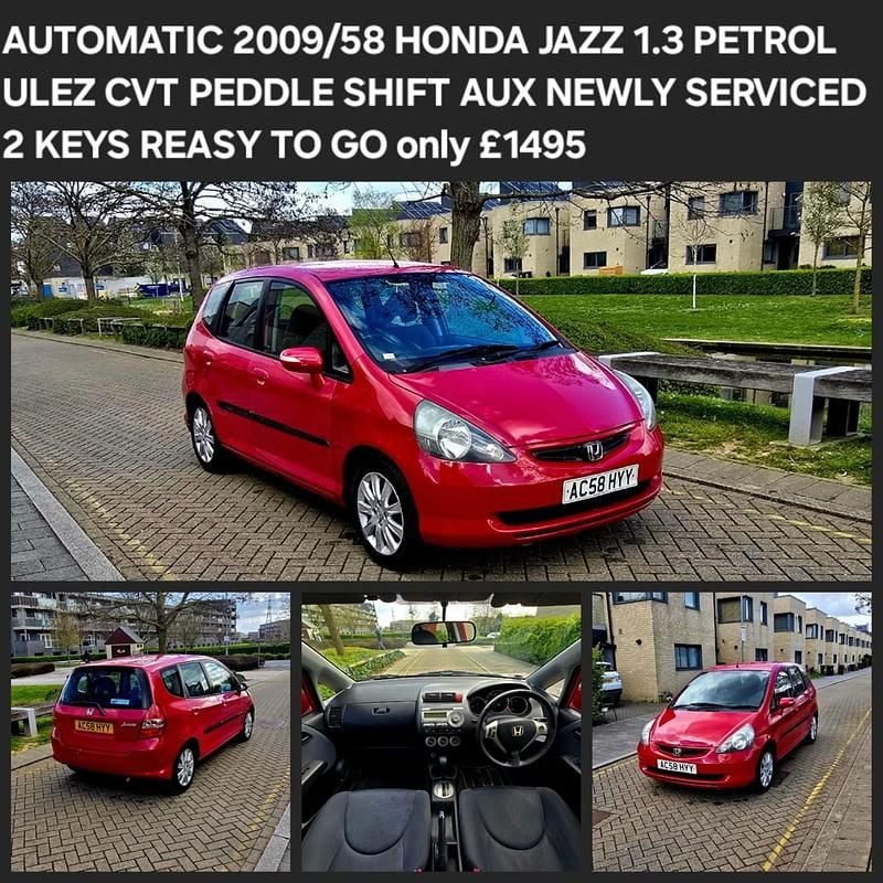 Used Honda Jazz SE 82 HP (60 kW) 2009 Red Hatchback