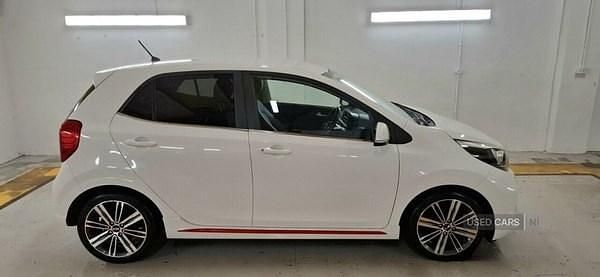 Used Kia Picanto GT-Line 83 HP (61 kW) 2017 White Hatchback