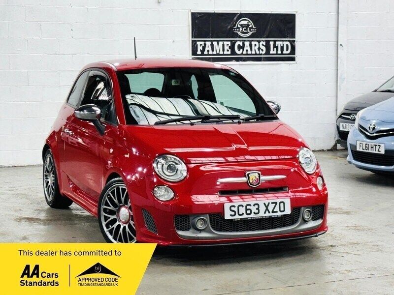 Red Used 2014 Abarth 595 Turismo Hatchback | £6,500 (Fair price) - Image 1/3