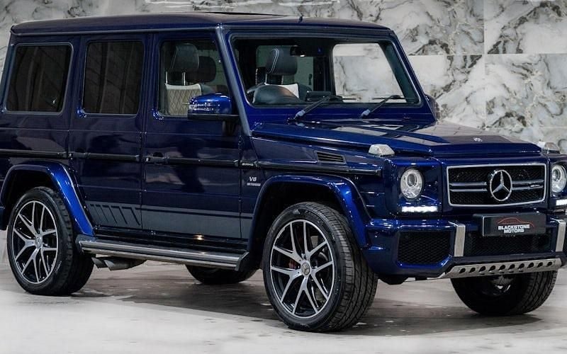 Used Mercedes G63 AMG Edition 463 571 HP (419 kW) 2017 Blue SUV