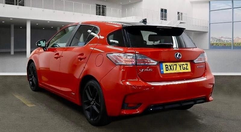 Used Lexus CT200h Sport Line 2017 Red/black Hatchback