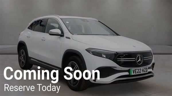 White Used 2022 Mercedes EQA300 AMG line SUV | £25,679 (Expensive) - Image 1/1