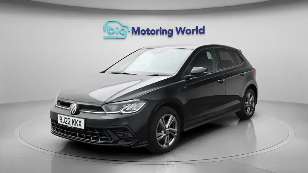 Used VW Polo R-line 95 HP (69 kW) 2022 Black Hatchback