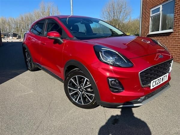 Red Used 2020 Ford Puma Titanium SUV | £11,795 (Fair price) - Image 1/1