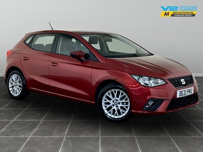 Red Used 2021 Seat Ibiza SE Technology Hatchback | £10,595 (Good price) - Image 1/2