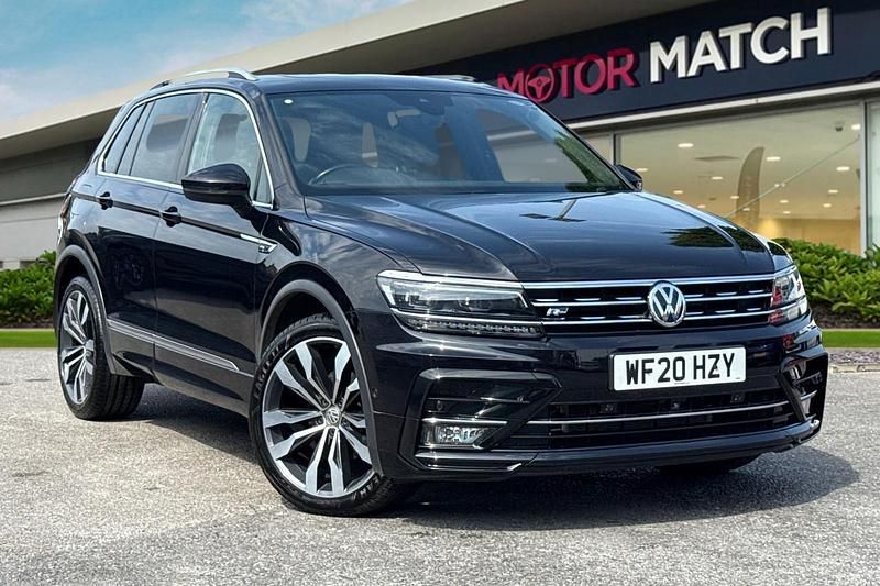 Black Used 2020 VW Tiguan SEL SUV | £21,250 (Good price) - Image 1/4