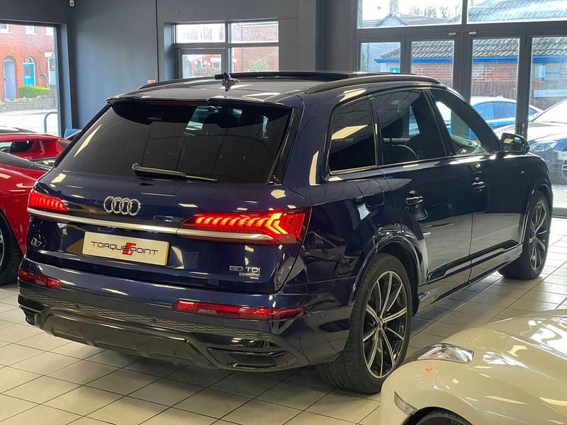 Used Audi Q7 Black Edition 286 HP (210 kW) 2020 Blue SUV