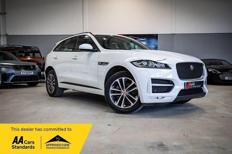 Used Jaguar F-Pace R-Sport 180 HP (132 kW) 2018 White SUV