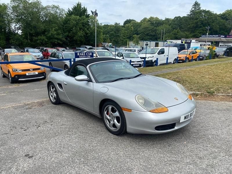 Silver Used 2002 Porsche 986 Boxster Cabriolet | £6,495 - Image 1/4