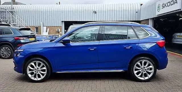 Used Skoda Kamiq SE L 113 HP (83 kW) 2020 Energy blue SUV