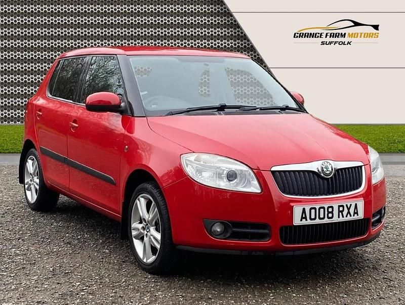 Red Used 2008 Skoda Fabia Hatchback | £2,495 (Fair price) - Image 1/4