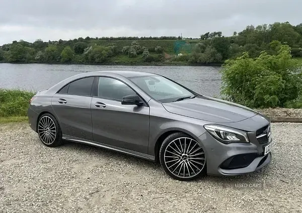 Used Mercedes CLA220 AMG line 177 HP (130 kW) 2018 Grey Sedan
