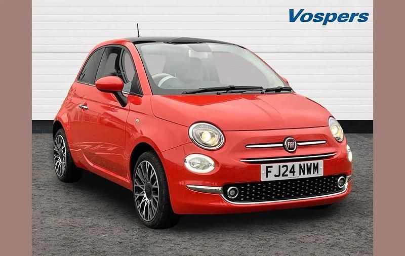 Orange Used 2024 Fiat 500 Hatchback | £11,750 (Fair price) - Image 1/3
