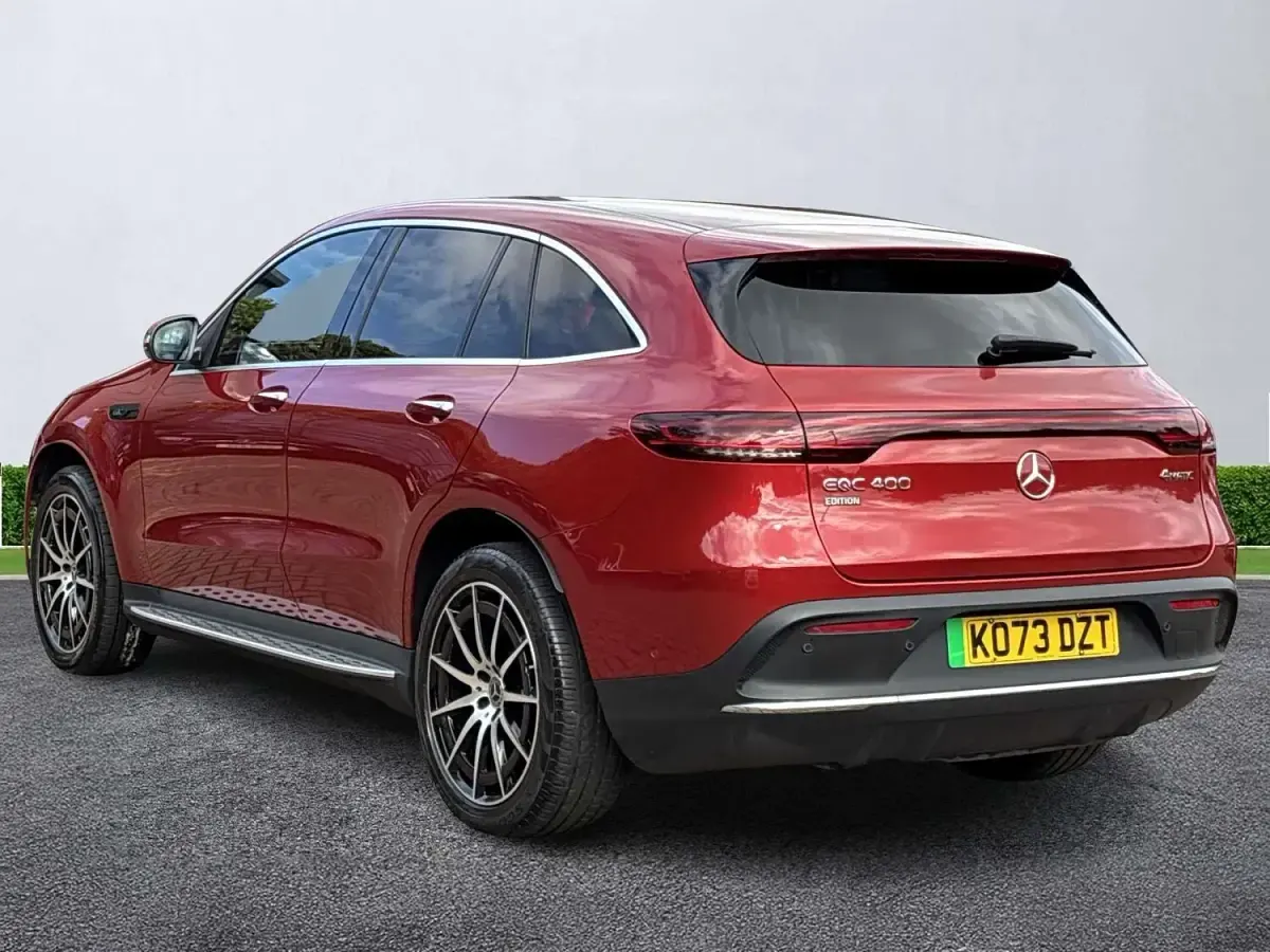 Used Mercedes EQC400 AMG line 300 kW (408 HP) 2023 Red SUV