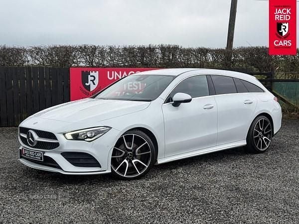 Used Mercedes CLA180 AMG line 2019 White Sedan