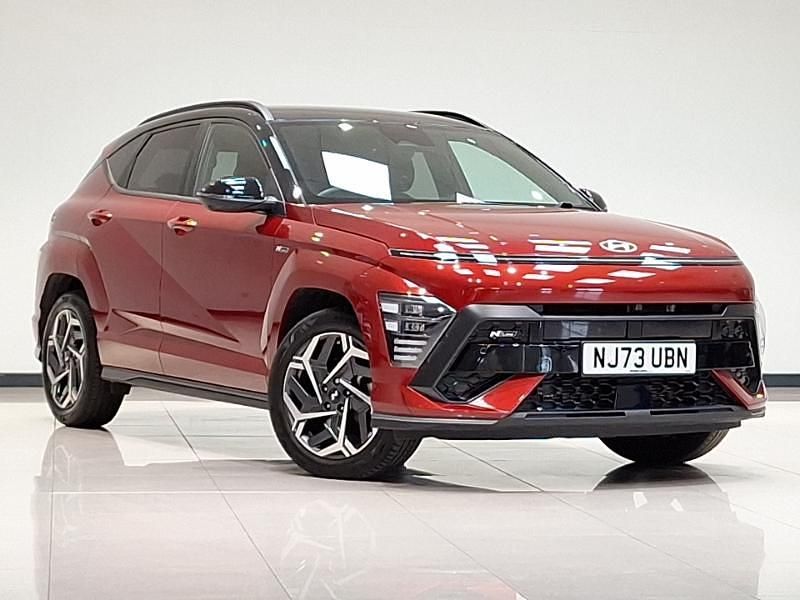 Red Used 2023 Hyundai Kona N Line SUV | £21,498 (Expensive) - Image 1/4